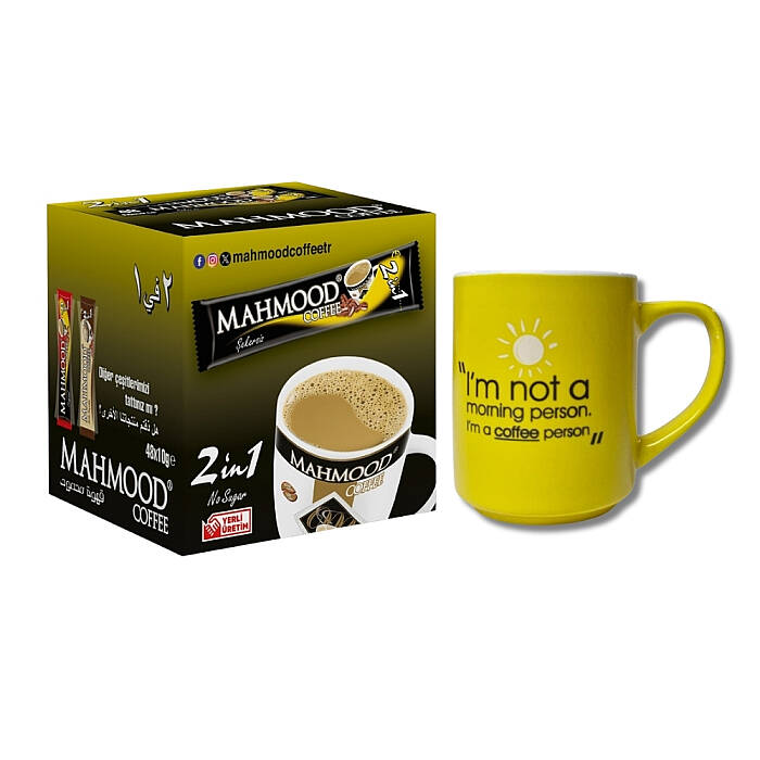 Mahmood Coffee 2'si 1 Arada 48 Adet ve Kupa Bardak - 1