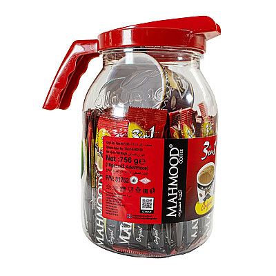 Mahmood Coffee 3'ü 1 arada Sürahi Tipi Hazır Kahve 18 G x 42 Adet