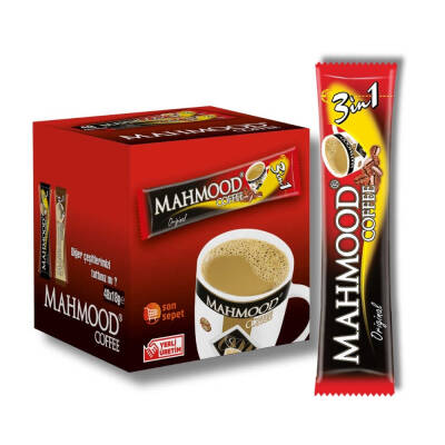 Mahmood Coffee 3 ü 1 Arada Hazır Kahve 48 Adet x 18 G