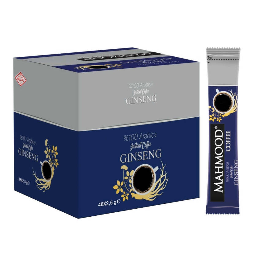 Mahmood Coffee Arabica Ginseng Çözünebilir Granül Kahve 2,5 G x 48 Adet - 1
