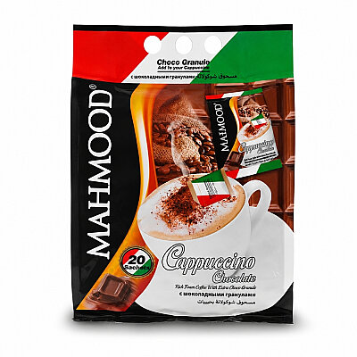 Mahmood Coffee Cappuccino Çikolata Choco Granül 20 Adet x 25 Gram