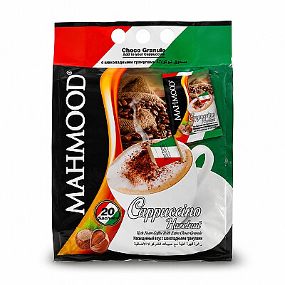 Mahmood Coffee Cappuccino Fındık Choco Granül 20 Adet x 25 Gram