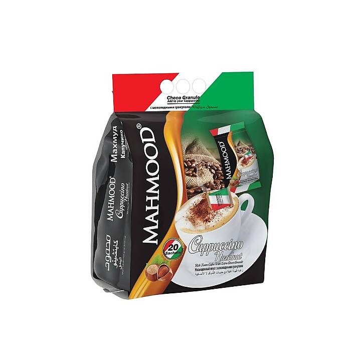 Mahmood Coffee Cappuccino Fındık Choco Granül 20 Adet x 25 Gram - 1