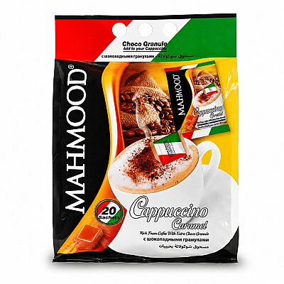 Mahmood Coffee Cappuccino Karamel Choco Granül 20 Adet x 25 Gram