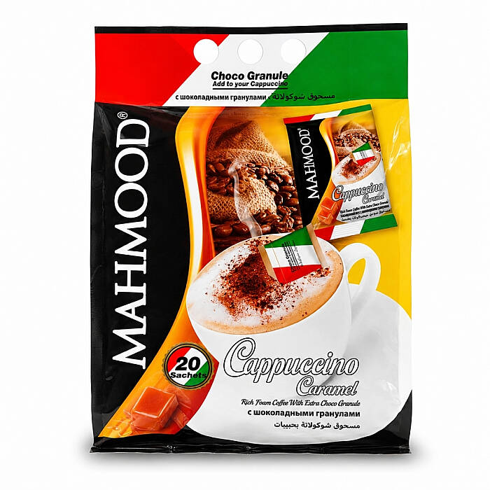 Mahmood Coffee Cappuccino Karamel Choco Granül 20 Adet x 25 Gram - 1