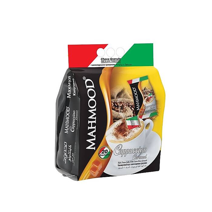 Mahmood Coffee Cappuccino Karamel Choco Granül 20 Adet x 25 Gram - 1