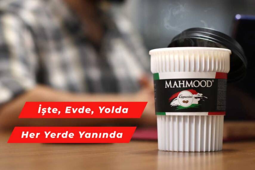Mahmood Coffee Cappuccino Klasik Karton Bardak 25 Gram x 6 Adet - 2