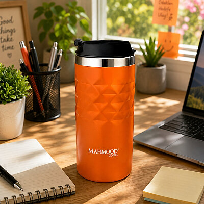 Mahmood Coffee Çelik Termos Turuncu 300 ml - 3