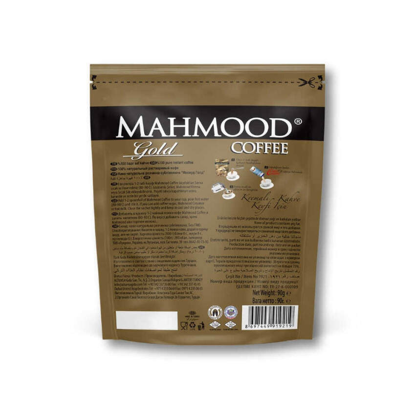 Mahmood Coffee Gold Granül Kahve 90 G - 2