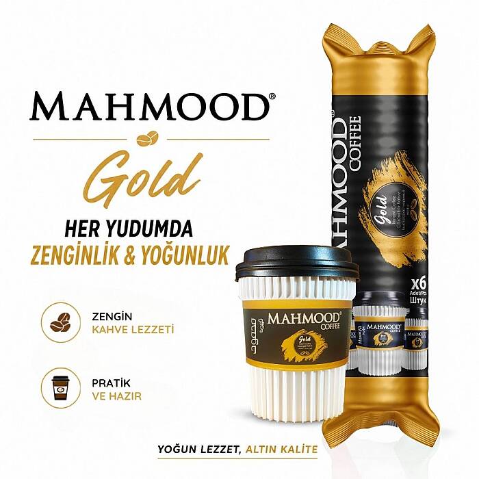 Mahmood Coffee Gold Granül Hazır Bardak Kahve 2 Gram x 6 Adet - 2
