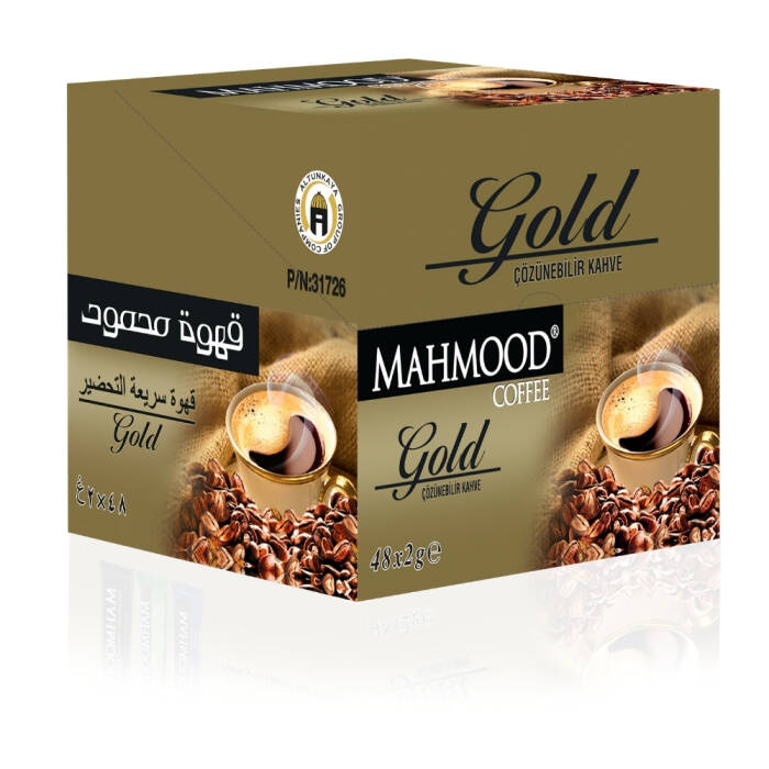 Mahmood Coffee Gold Hazır Granül Kahve 48 Adet X 2 G - 1