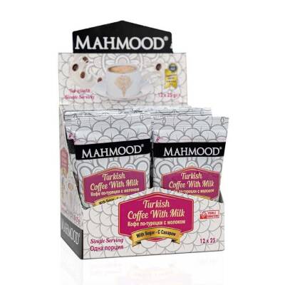 Mahmood Coffee Hazır Türk Kahvesi Sütlü Şekerli 25 g x 12 adet - 2