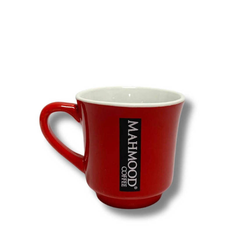 Mahmood Coffee Kırmızı Mottolu Porselen Kupa  - 3