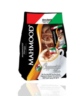 Mahmood Coffee Klasik Choco Granüllü Şekersiz Cappuccino 20 Adet x 13,7 G