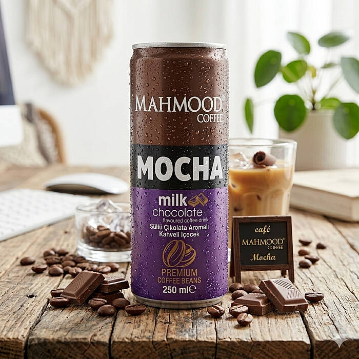 Mahmood Coffee Mocha ve Latte 250 ml Soğuk Kahve Seti - 12 Adet (6 Mocha & 6 Latte) - 4