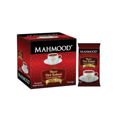 Mahmood Coffee Sade Hazır Türk Kahvesi  6 g x 12 adet