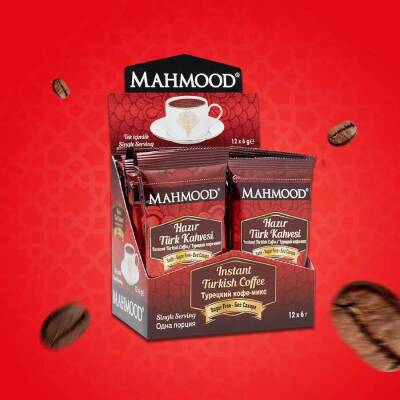 Mahmood Coffee Sade Hazır Türk Kahvesi  6 g x 12 adet - 2