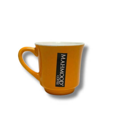 Mahmood Coffee Turuncu Mottolu Porselen Kupa  - 3