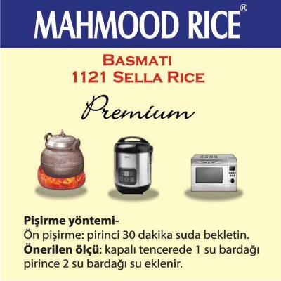 Mahmood Rice Basmati Pirinç 4 KG - 4
