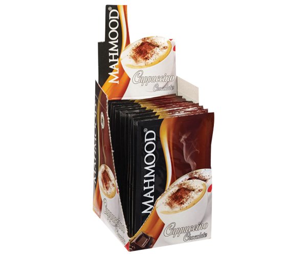 Коробка с 12 пакетиками Cappuccino с ароматом шоколада