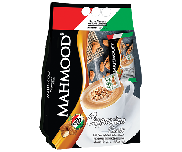 Classic Cappuccino with Almond Particles Bag of 20