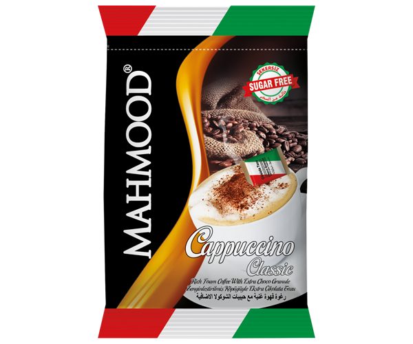 Klassischer Schoko granulierter zuckerfreier Cappuccino