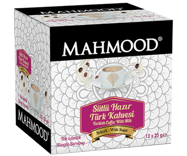 Ready Made Turkish Coffee Milky & Sugary 25 gr Box of 12